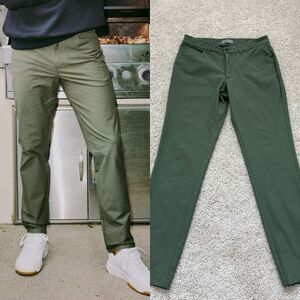 VRST Limitless 5-Pocket Slim Fit Performance Pants Green Men’s 32X32 Athleisure